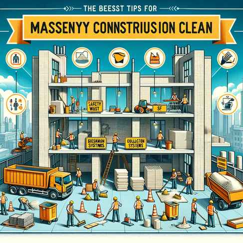 Les meilleures astuces pour maintenir la propreté de votre chantier de maçonnerie